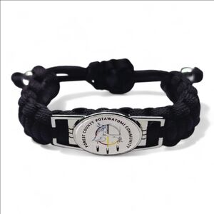 Forest County Potawatomi Community, Wisconsin Flag Adjustable Charm Bracelet